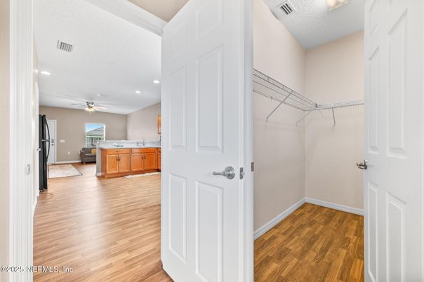 Interior, Recessed Lighting, Walk-in Closets, Wood Texture Flooring