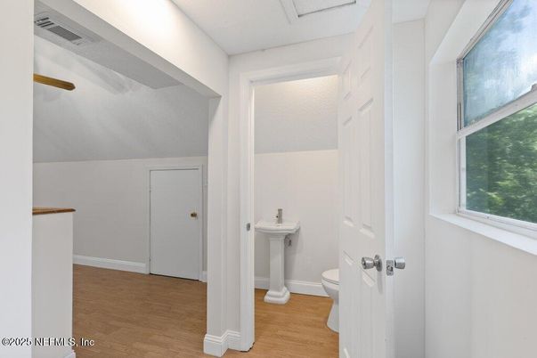 Bathroom, Interior, Wood Texture Flooring