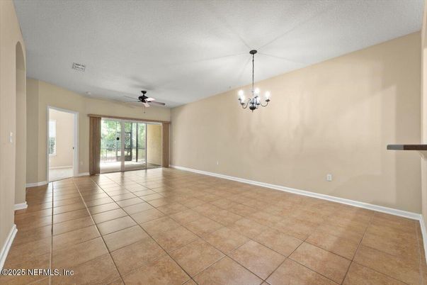 Chandelier, Empty room, Interior