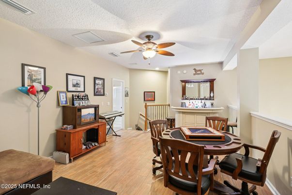 Dining room, Interior, Wood Texture Flooring