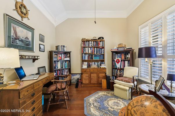 Home Office, Interior, Wood Texture Flooring