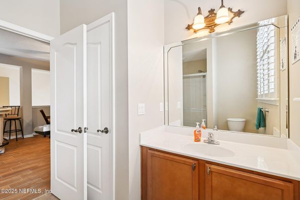 Bathroom, Interior, Wood Texture Flooring
