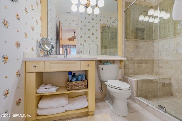 Bathroom, Glass Shower, Interior