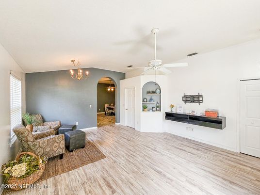 Chandelier, Interior, Wood Texture Flooring