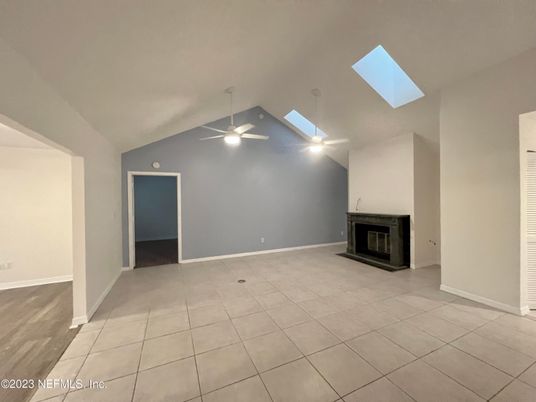 Empty room, Fireplace, Interior
