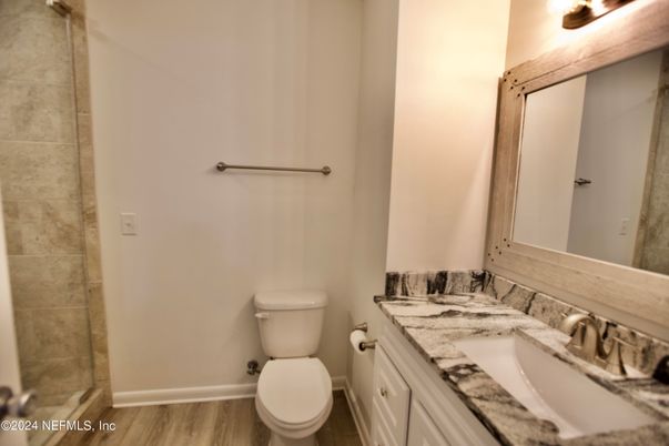 Bathroom, Interior, Wood Texture Flooring