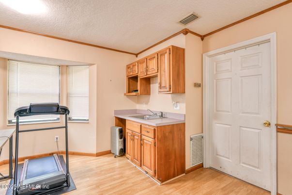 Interior, Kitchen, Wood Texture Flooring