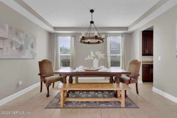 Dining room, Interior, Pendant Lights