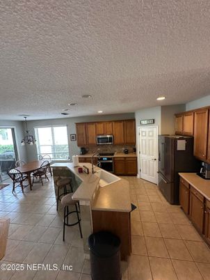 Dining room, Interior, Kitchen, Recessed Lighting, Stainless Steel Appliances