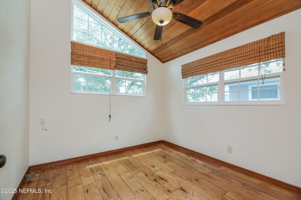 Empty room, Interior, Wooden Ceilings, Wood Texture Flooring