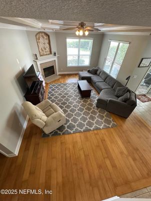 Fireplace, Interior, Living room, Wood Texture Flooring