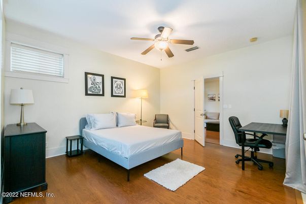 Bedroom, Home Office, Interior, Wood Texture Flooring