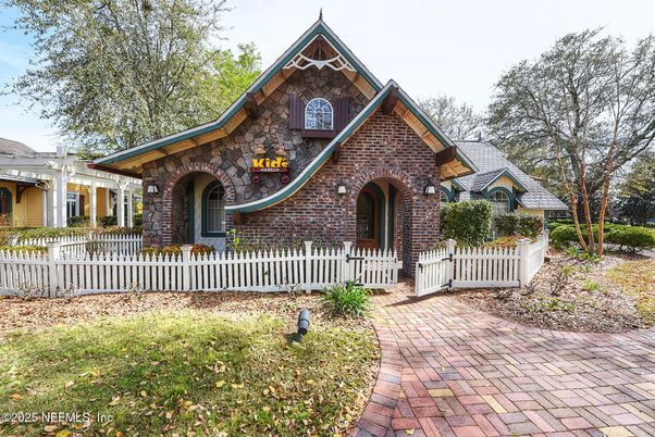 Backyard, Exterior, Facade, Brick Facade, Tudor Revival