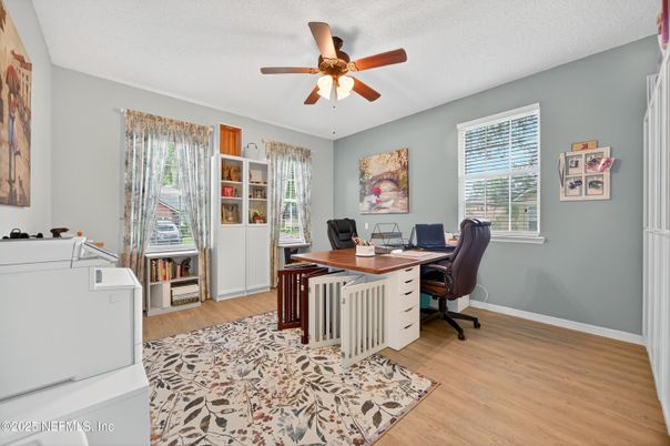 Home Office, Interior, Wood Texture Flooring