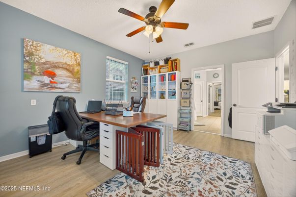 Home Office, Interior, Wood Texture Flooring