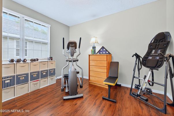 Fitness Equipment, Interior, Wood Texture Flooring