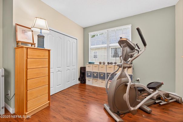 Fitness Equipment, Interior, Wood Texture Flooring