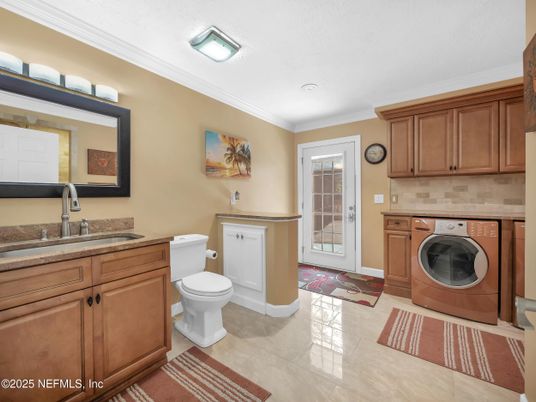 Bathroom, Interior, Washer