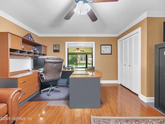 Home Office, Interior, Wood Texture Flooring