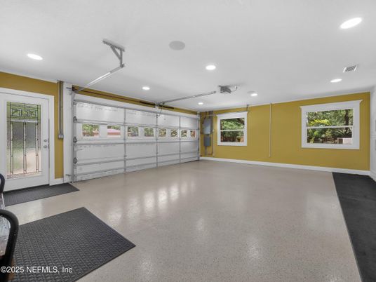 Garage, Interior, Recessed Lighting