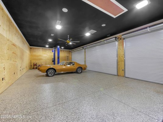 Garage, Interior, Recessed Lighting