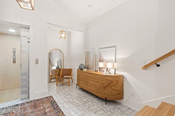 Elevator, Interior, Recessed Lighting