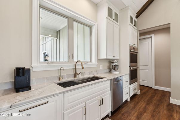 Interior, Kitchen, Wood Texture Flooring