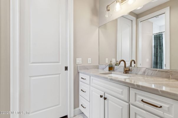 Bathroom, Dual Sink Vanities, Interior, Tile Countertops