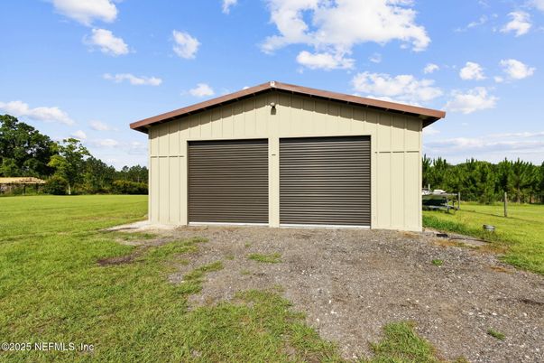 Backyard, Detached Garage, Exterior