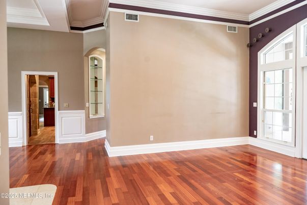 Empty room, Interior, Wood Texture Flooring