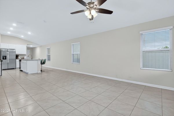 Empty room, Interior, Kitchen, Recessed Lighting