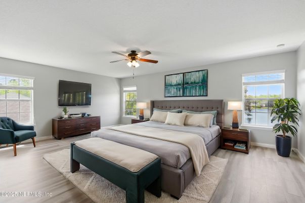 Bedroom, Interior, Wood Texture Flooring
