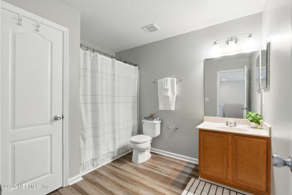 Bathroom, Interior, Wood Texture Flooring