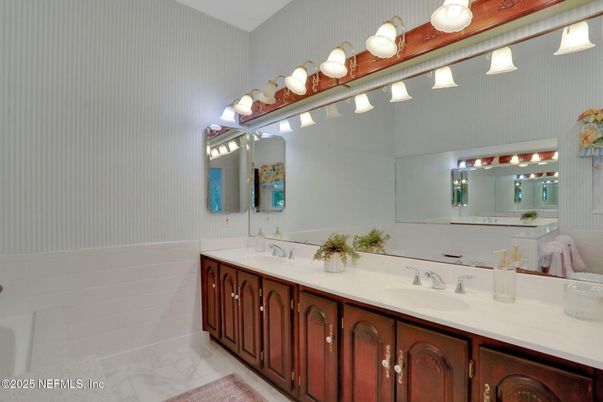 Bathroom, Dual Sink Vanities, Interior, Marble