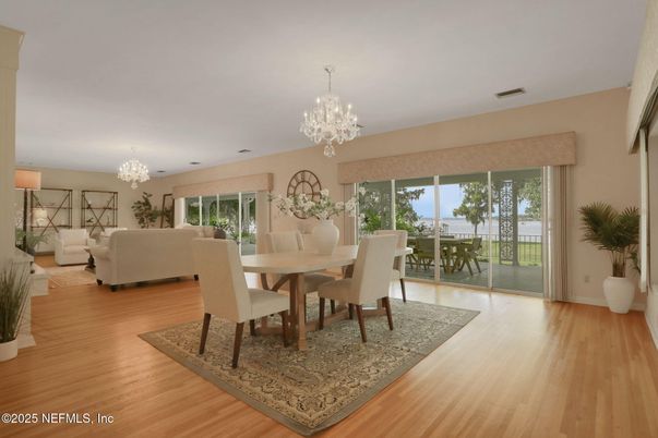 Chandelier, Dining room, Interior, Living room, Wood Texture Flooring