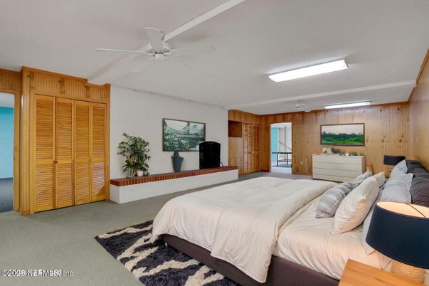 Bedroom, Interior, Wooden Walls