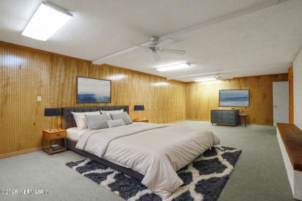 Bedroom, Interior, Wooden Walls