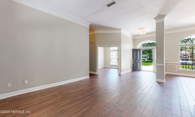 Empty room, Interior, Wood Texture Flooring