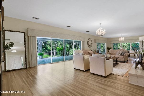 Chandelier, Interior, Living room, Wood Texture Flooring