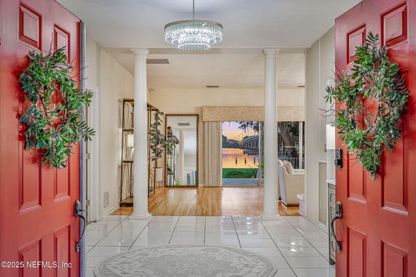 Chandelier, Interior, Wood Texture Flooring