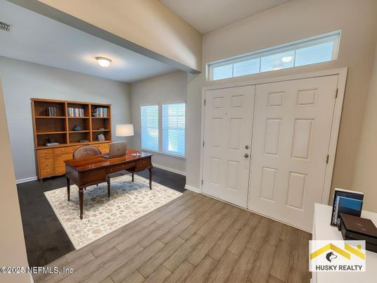 Home Office, Interior, Wood Texture Flooring