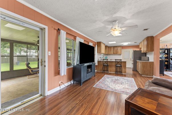 Interior, Kitchen, Wood Texture Flooring