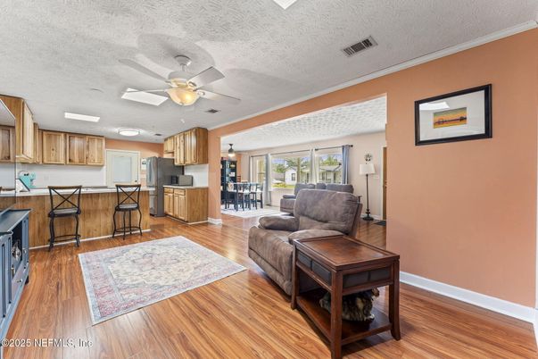 Interior, Kitchen, Wood Texture Flooring