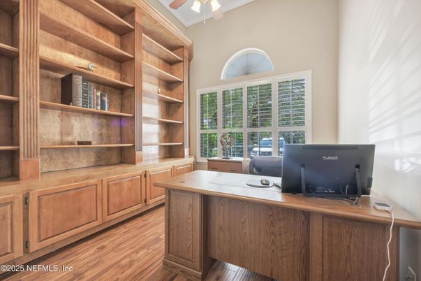 Home Office, Interior, Wood Texture Flooring
