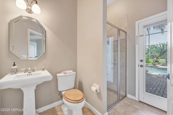 Bathroom, Glass Shower, Interior