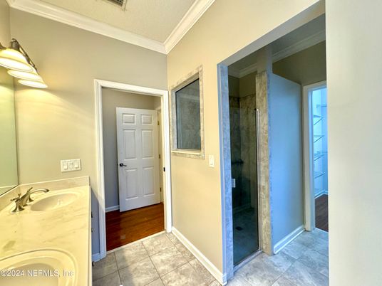 Bathroom, Interior, Wood Texture Flooring