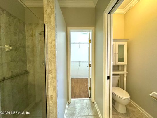 Bathroom, Glass Shower, Interior