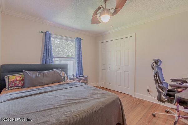Bedroom, Home Office, Interior, Wood Texture Flooring