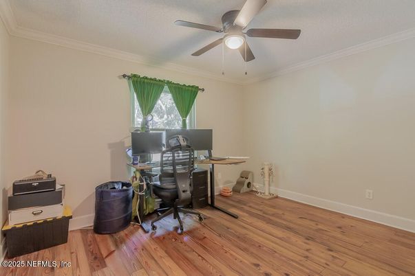 Home Office, Interior, Wood Texture Flooring