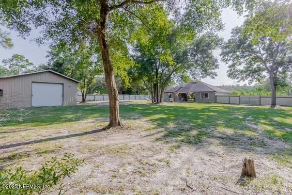Backyard, Detached Garage, Exterior